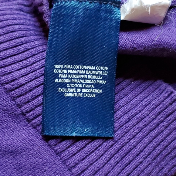 Ralph Lauren Signature Cardigan w/ Logo Buttons 2T - Picture 5 of 5